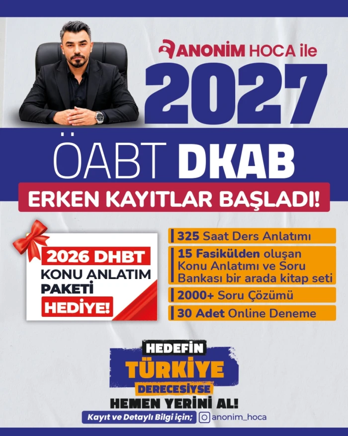 2027 - ÖZEL HAREKAT DERECE SINIFI