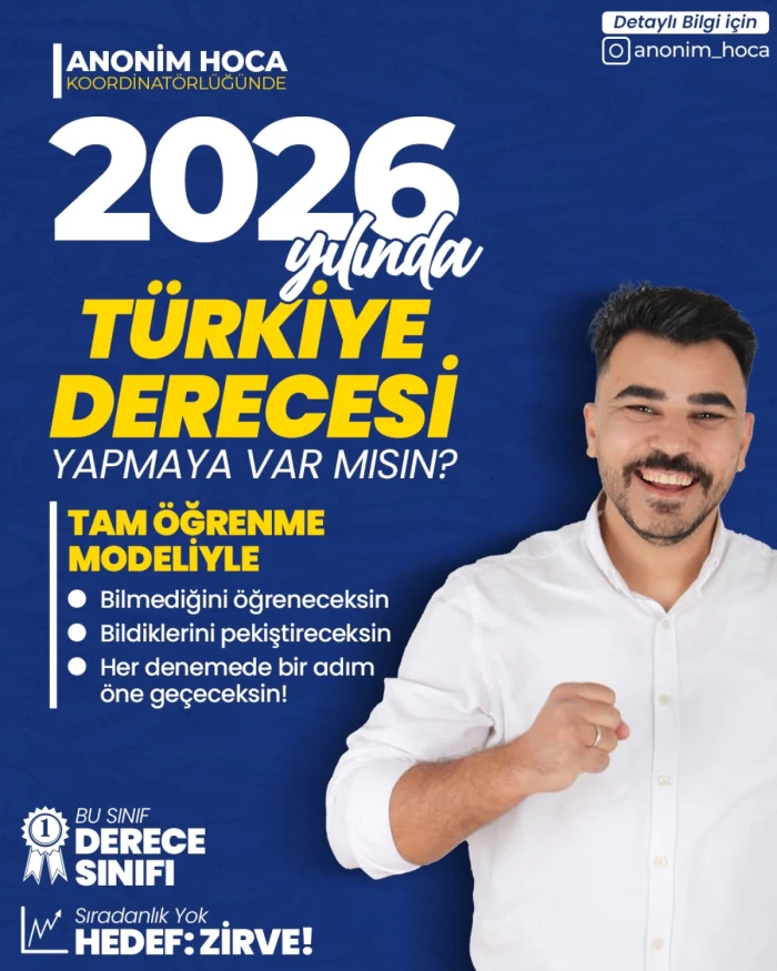 2026 - ÖZEL HAREKAT DERECE SINIFI