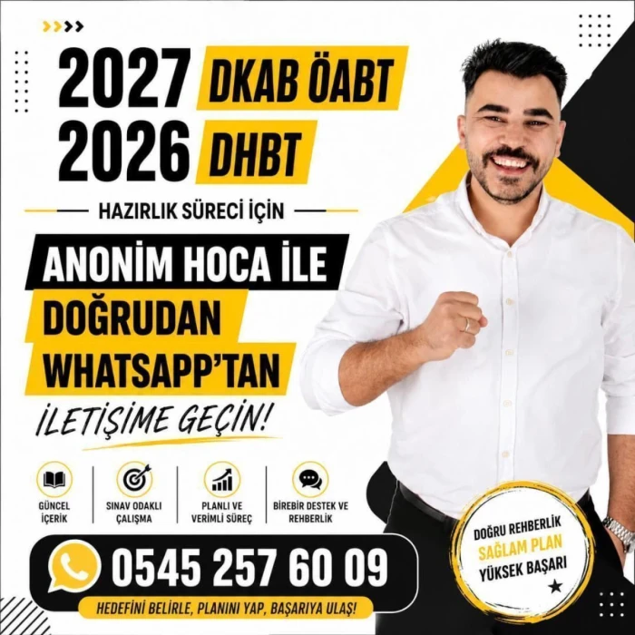TÜM DETAYLAR İÇİN BİREBİR İLETİŞME GEÇELİM